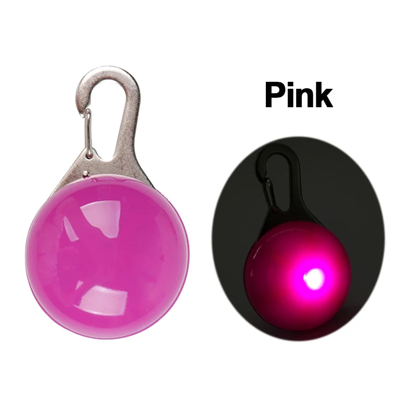YUDODO Nylon LED Pet Dog Collars for animals Night Safety Flashing Glow Dog Leash Dogs Luminous Fluorescent Collars Pet Supplies
