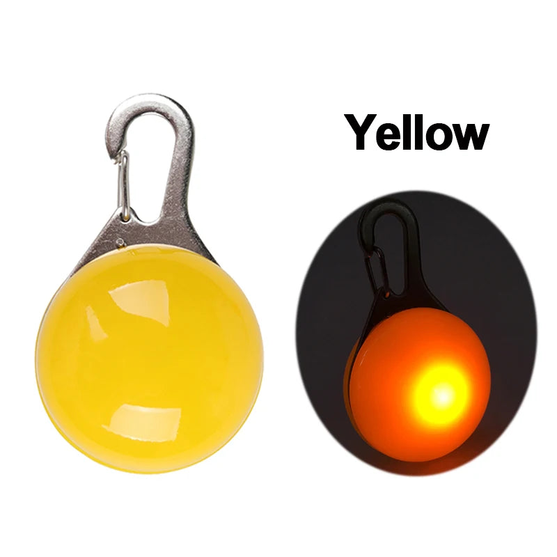 YUDODO Nylon LED Pet Dog Collars for animals Night Safety Flashing Glow Dog Leash Dogs Luminous Fluorescent Collars Pet Supplies