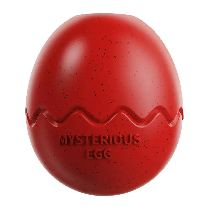Dog Feeder Toy Dinosaur Egg Shape Food Dispenser Puppy Relax Puzzle Toys Large Pet Teeth Cleaning Chew Slow Feed Toy Accessories