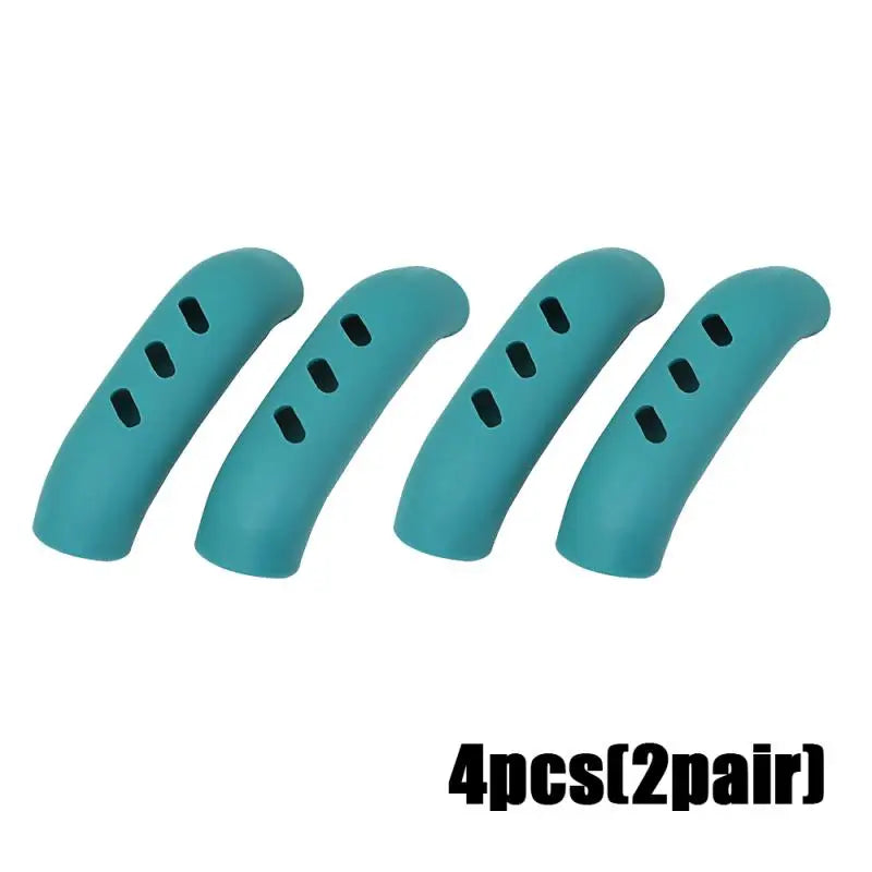 8/4/2pcs Silicone Pan Handle Cover Heat insulation Non-slip Assist handle Holder Hot pot anti-scalding handle pad Kitchen Gadget