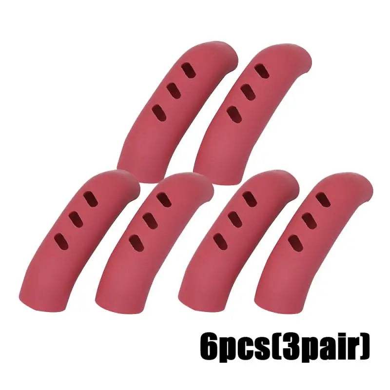 8/4/2pcs Silicone Pan Handle Cover Heat insulation Non-slip Assist handle Holder Hot pot anti-scalding handle pad Kitchen Gadget