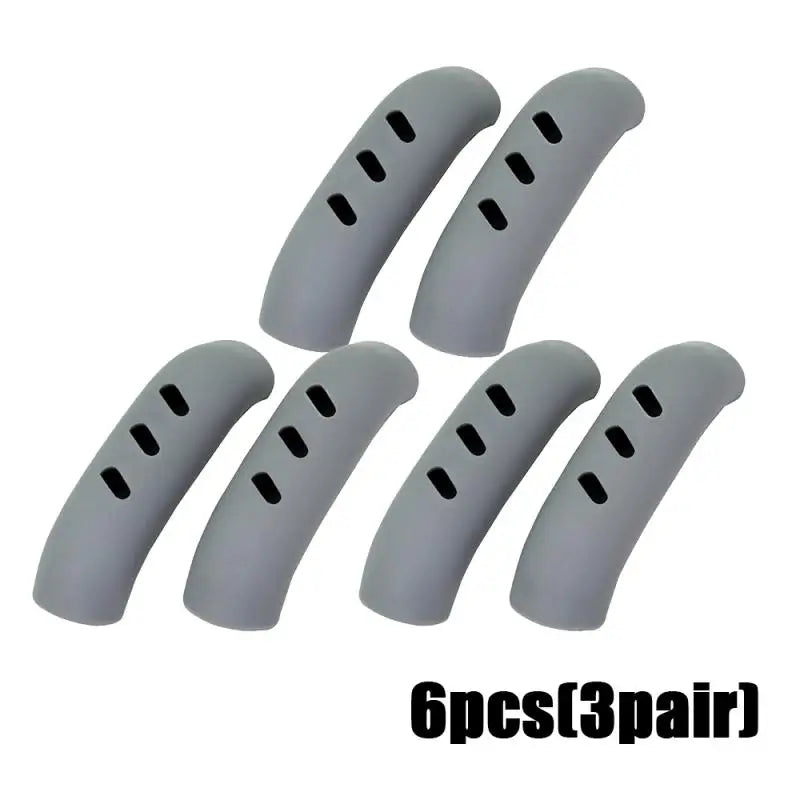 8/4/2pcs Silicone Pan Handle Cover Heat insulation Non-slip Assist handle Holder Hot pot anti-scalding handle pad Kitchen Gadget