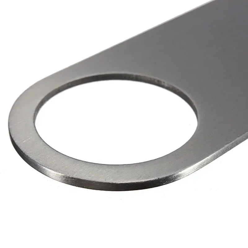 Mini Durable Beer Bottle Opener Stainless Steel Flat Speed Bottle Cap Opener Remover Bar Blade Kitchen Tool