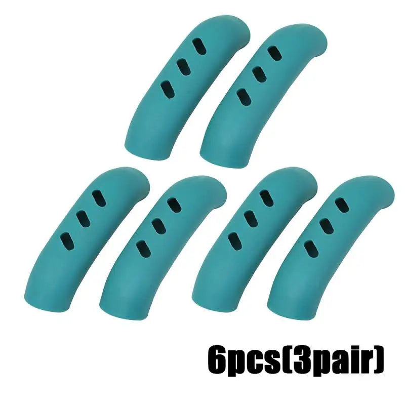 8/4/2pcs Silicone Pan Handle Cover Heat insulation Non-slip Assist handle Holder Hot pot anti-scalding handle pad Kitchen Gadget