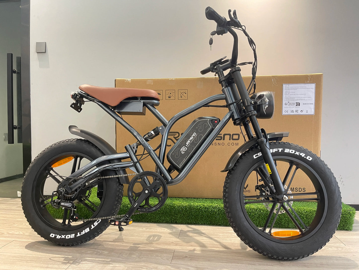 jansno x50 Adult Electric Bike 750W Motor EBicycle 48V 14AH 20 Inch Tire E-Bike Electric Mountain Bike Off-Road Motorcycle