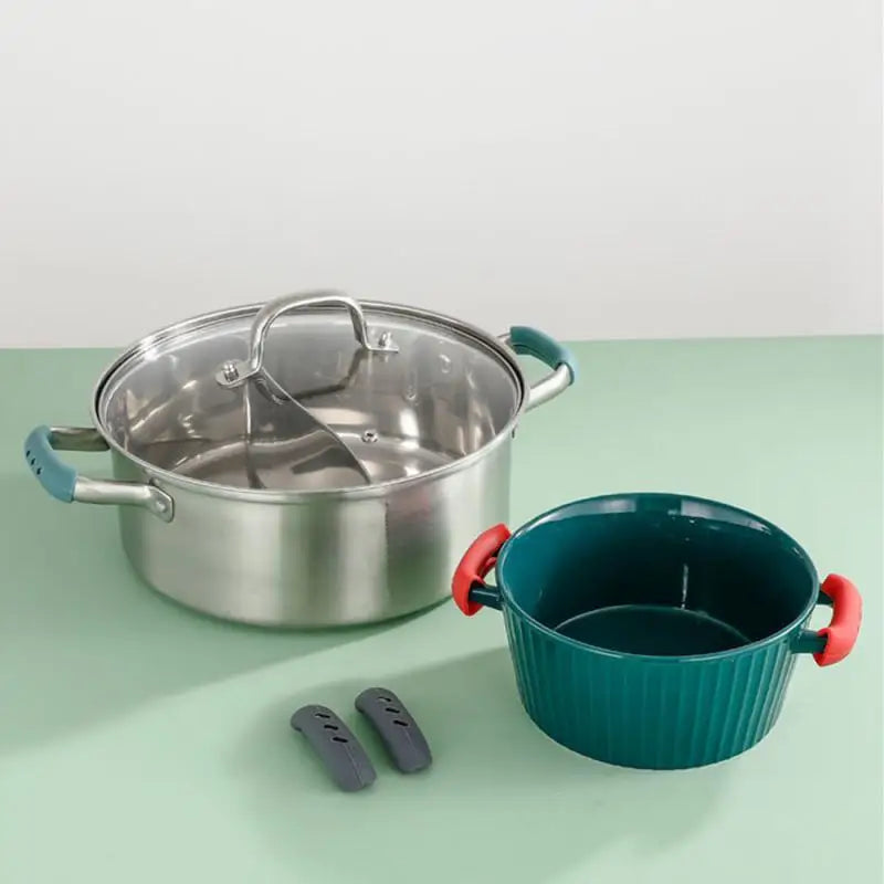 8/4/2pcs Silicone Pan Handle Cover Heat insulation Non-slip Assist handle Holder Hot pot anti-scalding handle pad Kitchen Gadget
