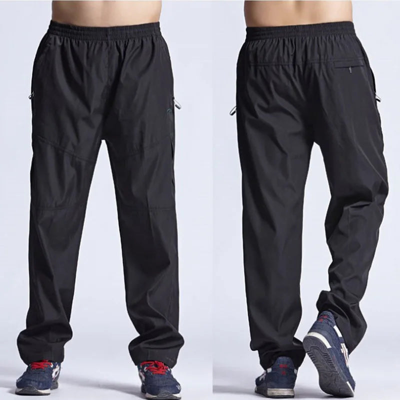 2024 Sportswear Joggers Outside Men's Casual Pants Quickly Dry Breathable Male Pants Men Trousers & Sweatpants Active Pants 6XL