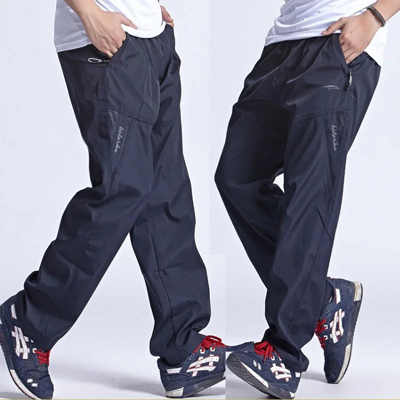 2024 Sportswear Joggers Outside Men's Casual Pants Quickly Dry Breathable Male Pants Men Trousers & Sweatpants Active Pants 6XL