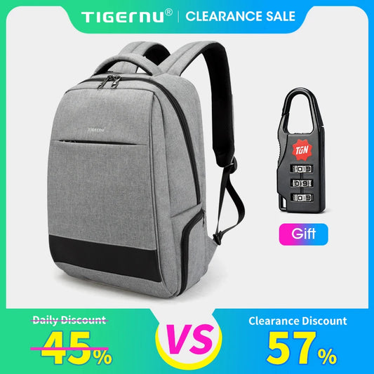 Lifetime Warranty Men's Fashion Travel Backpacks Male Anti theft USB Charging 15.6 Laptop Backpack Waterproof School Bag For Men