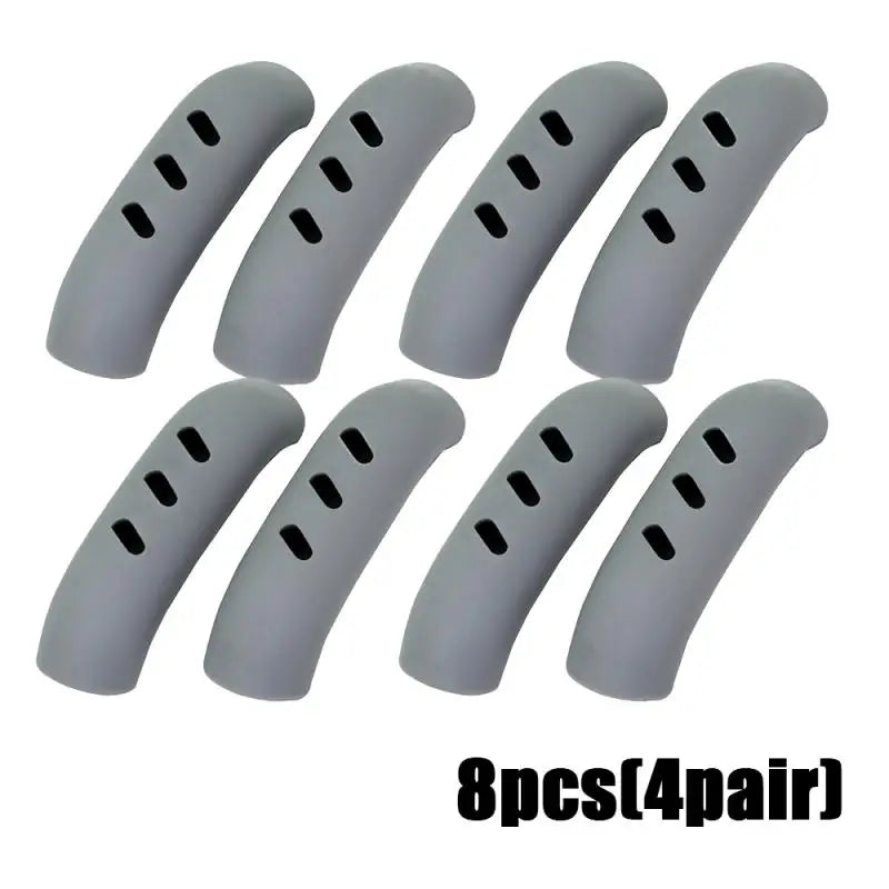 8/4/2pcs Silicone Pan Handle Cover Heat insulation Non-slip Assist handle Holder Hot pot anti-scalding handle pad Kitchen Gadget