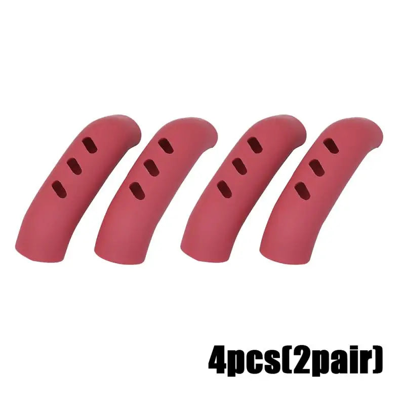 8/4/2pcs Silicone Pan Handle Cover Heat insulation Non-slip Assist handle Holder Hot pot anti-scalding handle pad Kitchen Gadget