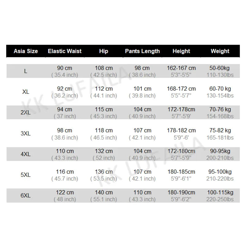 2024 Sportswear Joggers Outside Men's Casual Pants Quickly Dry Breathable Male Pants Men Trousers & Sweatpants Active Pants 6XL