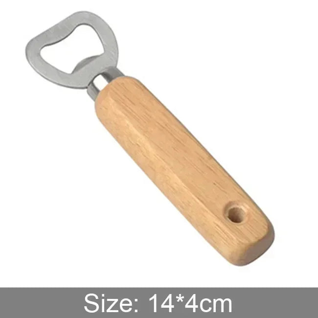 Mini Durable Beer Bottle Opener Stainless Steel Flat Speed Bottle Cap Opener Remover Bar Blade Kitchen Tool