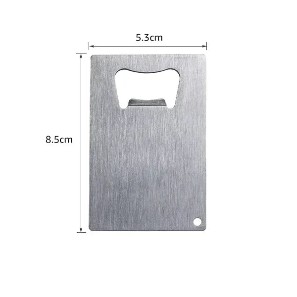 Mini Durable Beer Bottle Opener Stainless Steel Flat Speed Bottle Cap Opener Remover Bar Blade Kitchen Tool