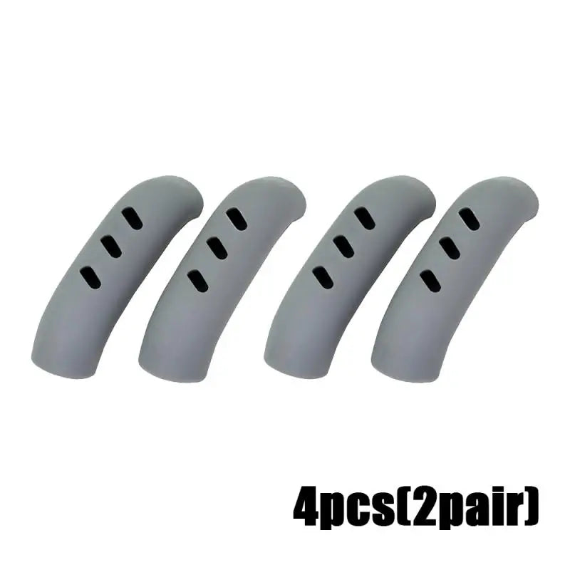 8/4/2pcs Silicone Pan Handle Cover Heat insulation Non-slip Assist handle Holder Hot pot anti-scalding handle pad Kitchen Gadget