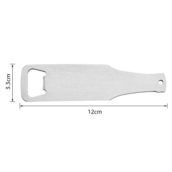 Mini Durable Beer Bottle Opener Stainless Steel Flat Speed Bottle Cap Opener Remover Bar Blade Kitchen Tool
